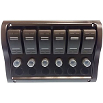 Goldenship GS11177 6 Панель переключателей Черный Black 110 x 190 mm 