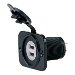 Marinco DMA-699 Receptacle Deluxe Dual USB зарядное устройство Black
