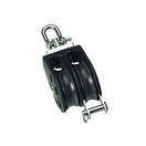 Купить Barton marine 7803231 385kg 10 mm Двойной поворотный шкив с канатной опорой Black 45 x 127 mm 7ft.ru в интернет магазине Семь Футов
