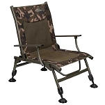 Fox international cbc121 Кресло с откидной спинкой и подлокотниками Duralite Camo 100x75x38