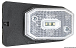 Габаритный светодиодный фонарь с кронштейном 12 / 24 B, Osculati 02.021.42 передний белый цвет