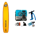 Safe waterman hr100.020 Надувной комплект для падлбординга Trilogy Rescue 10´6´´ Yellow / Red 90x55x23 320 cm