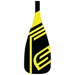 Safe waterman hc200.008 весла для падлбординга Modular Carbon 3 Секции Black / Yellow 185x20x20 175-220 cm