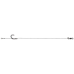 Prowess PRCHH4001T6 Anti Eject Rig Крюк Бесцветный  Black 6 