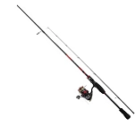 Daiwa set26njtsukipe02 Комбо вращения Ninja Tsuki 2026 NJSP702MFSEDF+NJ23LT2500 Black / Red 115x15x15 2.1 m