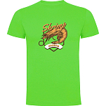 Kruskis CA65500328C069 Футболка с коротким рукавом Seafood Shrimp Зеленый Light Green L