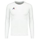 Купить Le coq sportif 1921310-NewOpticalWhite-XS Базовый слой с длинным рукавом Training Rugby Smartlayer Белая New Optical White XS 7ft.ru в интернет магазине Семь Футов