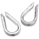 Купить Seachoice 50-43351 Наперсток из проволочной веревки Серебристый Grey 5/8´´  7ft.ru в интернет магазине Семь Футов