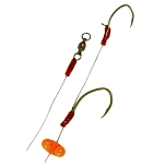 Wizard 79339-903 связанный крючок Monster Surface Livebait Double Braid Catfish Classic Black / Green 7/0-9/0