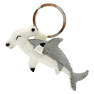 Купить Dive inspire KR-010 Брелок для ключей Mocha Hammerhead Shark Серый Grey / White 7ft.ru в интернет магазине Семь Футов