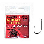 Kamasan HET761014P Animal Feeder PTFE Крючки С Одним Глазком Бесцветный 14
