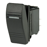 Bep marine 1001811 DPST Contura 20A 12V 15A 24V 1/4´´ Выкл.-вкл. двухполюсный светодиодный переключатель Black