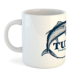 Kruskis 42611C065 Tuna Fishing Club Кружка 325ml Бесцветный White