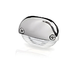 Светодиодная лампа Hella Marine 8560 Easy Fit 2JA 998 560-161 12/24В 0,5Вт 45x31,5мм кабель 100мм IP67 из полированной нержавеющей стали AISI316 с белым светом