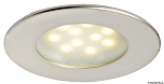 Встраиваемый LED светильник Atria 12/24В 2.4Вт 215Лм белый свет без выключателя, Osculati 13.447.04