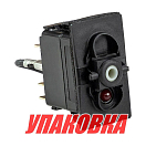 Переключатель трехпозиционный OFF-ON-ON 12 В/20А, с подсветкой, ROCA (упаковка из 5 шт.) 466208_pkg_5