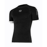 MB Wear MBFP00M002V Базовый слой с коротким рукавом Freedom Spring Черный Black / Optical White M