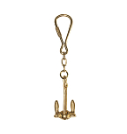Forniture nautiche italiane 1414441 Якорная цепочка для ключей Золотистый Bronze