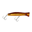 Купить Поппер Halco Roosta Popper 195 Haymaker KO RP195-HH70 King Brown 195мм 128гр 2 тройных крючка Mustad 5/0 7ft.ru в интернет магазине Семь Футов