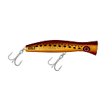 Поппер Halco Roosta Popper 195 Haymaker KO RP195-HH70 King Brown 195мм 128гр 2 тройных крючка Mustad 5/0