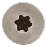 Euromarine VIXVAT0540-50 9047 A2 TX25 5.0x40/24 Винт Torx с потайной головкой 50 единицы Grey