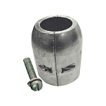 Martyr anodes 194-CMXC03A CMXC03 Анод алюминиевого зажима вала Золотистый Grey 1´´