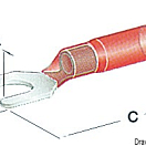Insul.spade terminal 4.3mm b 14.799.03