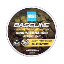 Купить Nash T6013 Плетёная леска Baseline Sinking 1200 m UV Yellow 0.240 mm 7ft.ru в интернет магазине Семь Футов
