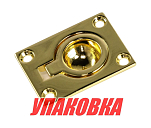 Ручка палубная потайная 51х38 мм, полированная латунь (упаковка из 50 шт.) AAA 51020-BP_pkg_50