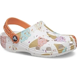 Crocs 208572-94s-c10 Деревянные башмаки Classic Ice Cream Graphic White / Multi 35x25x15 EU 27
