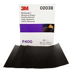 3M 71-02038 Наждачная бумага Imperial Wetordry P400 279.4x228.6 mm 50 Единицы Black 20x12x10