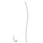 Expert predator 1946018 связанный крючок Kit 50 cm Серебристый Clear 18