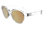 Спортивные очки HILX Feral Shiny Crystal / Gold Mirror Polarized Lens, hfr05103-frpgd2