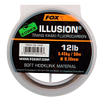 Fox international CAC605 Edges Illusion Soft 50 M Линия Белая Trans Khaki 0.300 mm 