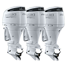 Тройка из 2 моторов Suzuki DF250APX+ 1 мотор DF250APXX, белые 3xDF250AP_white