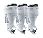 Тройка из 2 моторов Suzuki DF250APX+ 1 мотор DF250APXX, белые 3xDF250AP_white