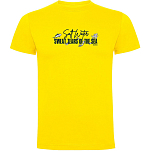 Kruskis CA65500503C078 Футболка с коротким рукавом Sweat Tears Желтый Yellow 2XL