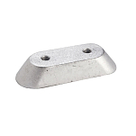 Enrico polipodio 2626200 2-150HP Оцинкованный анод для подвесных моторов  Silver 60 x 23 mm 
