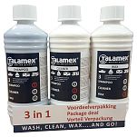 Talamex 45720009 Обслуживание Kit Шампунь/Очиститель/Воск Белая