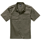 Купить Brandit 4101-1-S Рубашка с коротким рукавом US Зеленый Olive S 7ft.ru в интернет магазине Семь Футов