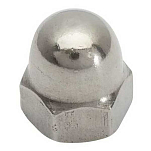 Euromarine 700010-UNIT A4 DIN 1587 8 mm Глухая гайка Серебристый Silver