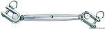 Талреп из нержавеющей стали шарнирная вилка/шарнирная вилка 12 мм 2400 кг, Osculati 07.195.12