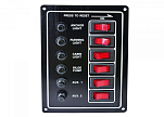 Switch Panel with 6 Circuit Breakers 10169-bvs
