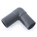 Talamex 17805738 Адаптер 90º 38 mm Черный