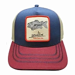Molix mth-bbnc-unit Кепка Black Bass Navy / Cream 15x10x5
