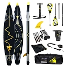 Купить YellowV yvsup13 Надувной комплект для падлбординга Heartbeat 13´0´´ Black / Yellow 200x40x25 396.2 cm 7ft.ru в интернет магазине Семь Футов