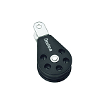 Barton marine 7801090 350kg 8 mm Один фиксированный шкив со съемным штифтом Серебристый Black 30 x 78 mm 