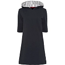 Купить Sea ranch 20-6-109-4001-xs Миди-платье с короткими рукавами Ronja Dark Navy 30x25x2 7ft.ru в интернет магазине Семь Футов