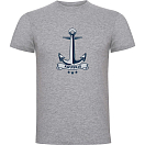 Купить Kruskis CA65500558C053 Футболка с коротким рукавом Anchor Серый Heather Grey 2XL 7ft.ru в интернет магазине Семь Футов