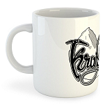 Kruskis 42611K191 325ml Кружка с логотипом Красный White 325 ml (11 oz)